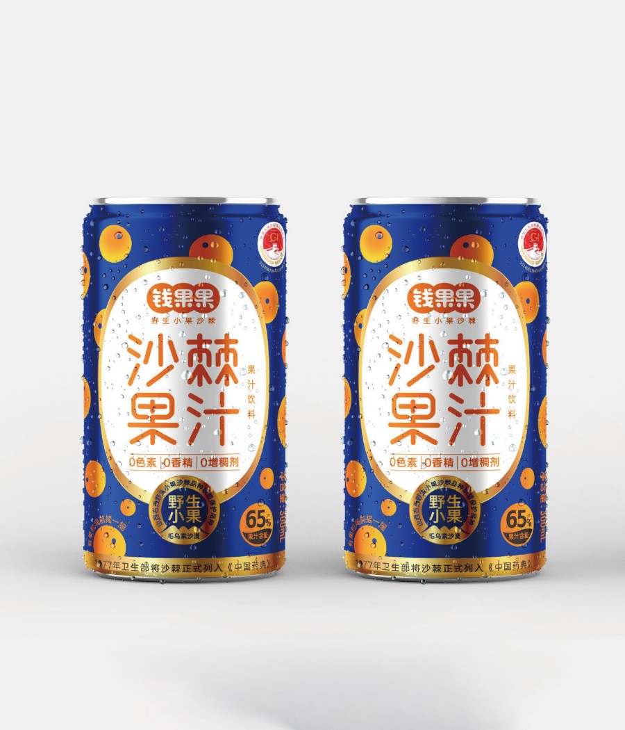 錢果果野生小果沙棘品牌包裝策劃設(shè)計(圖2)