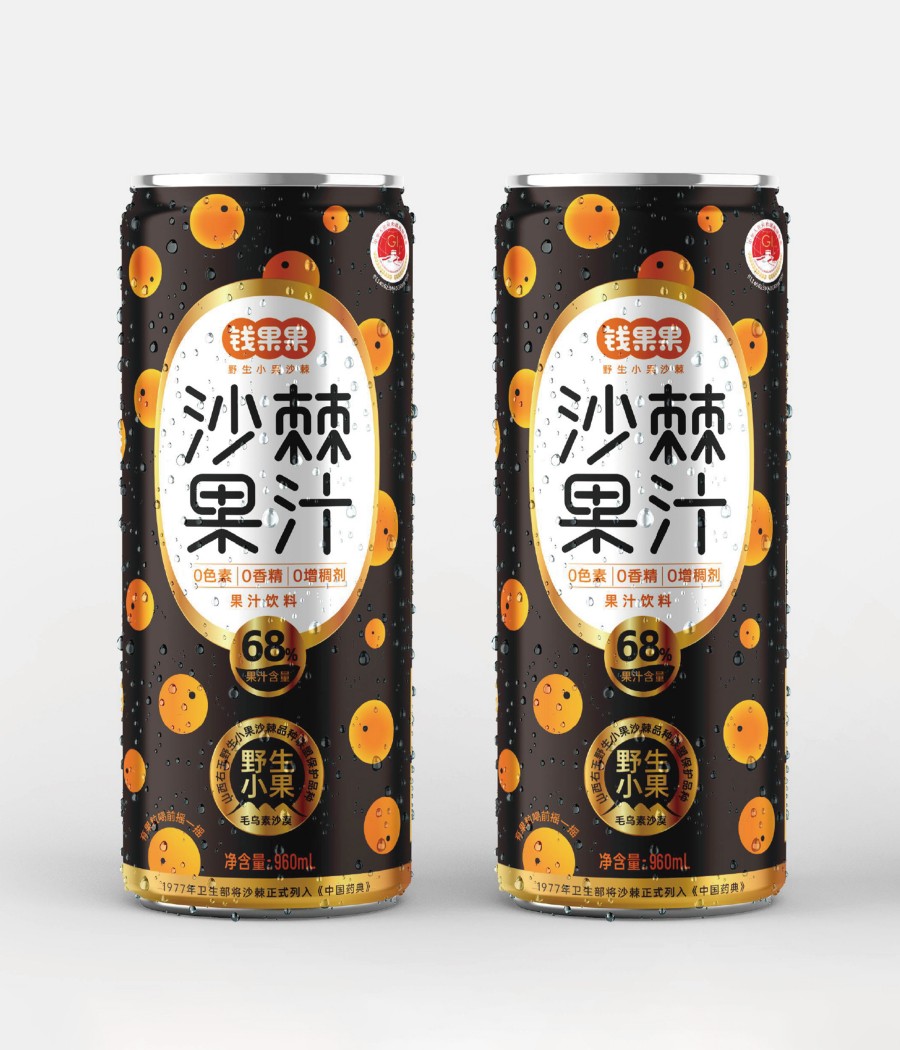 錢果果野生小果沙棘品牌包裝策劃設(shè)計(圖1)