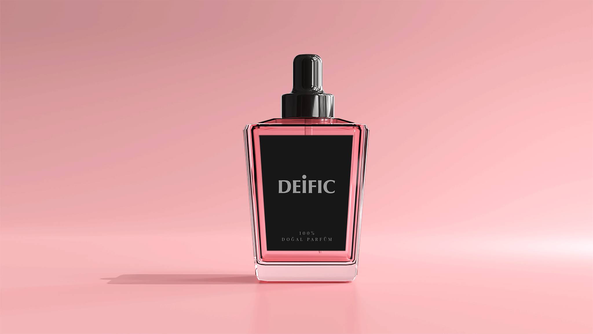 玻璃瓶絲網印香水包裝設計(圖1)