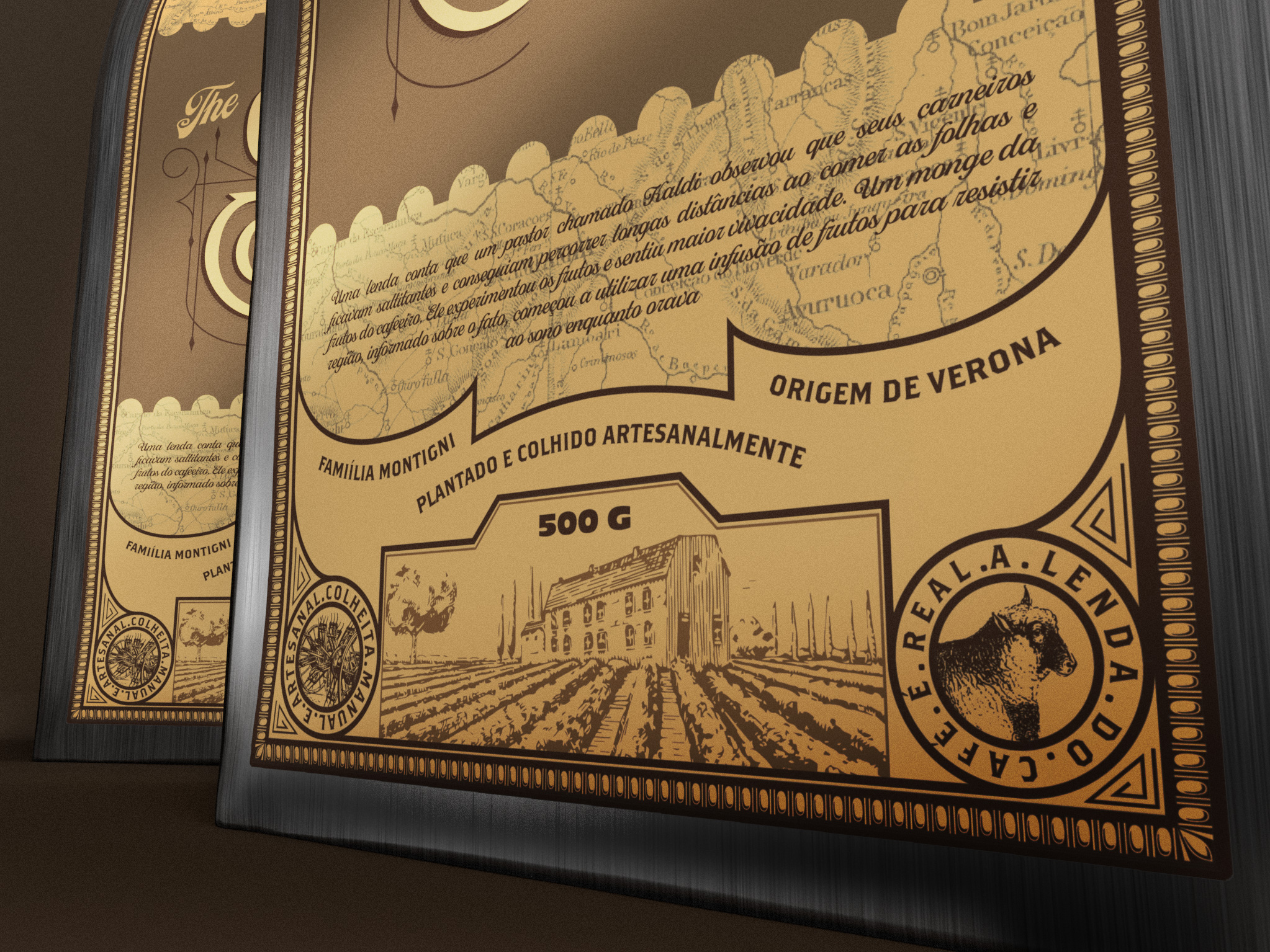 復古咖啡袋包裝設計(圖6) 復古咖啡袋包裝設計(圖6)