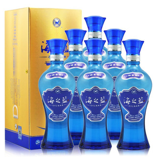 創意酒包裝設計洋河海之藍藍色經典綿柔型白酒瓶整箱裝產品包裝設計欣賞(圖2) 創意酒包裝設計洋河海之藍藍色經典綿柔型白酒瓶整箱裝產品包裝設計欣賞(圖2)