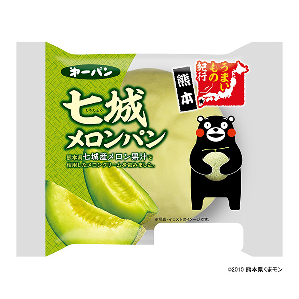 包裝設計公司推薦熊本七城甜瓜面包包裝設計欣賞(圖1)