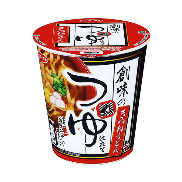 創味的湯汁制作狐貍烏冬面包裝設計欣賞(圖1)