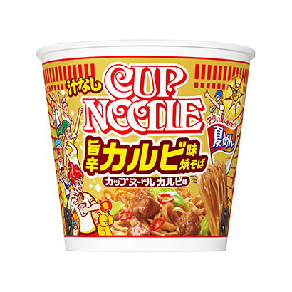 杯面鮮味辣排骨味炒面日清食品面類包裝設計(圖1) 杯面鮮味辣排骨味炒面日清食品面類包裝設計(圖1)