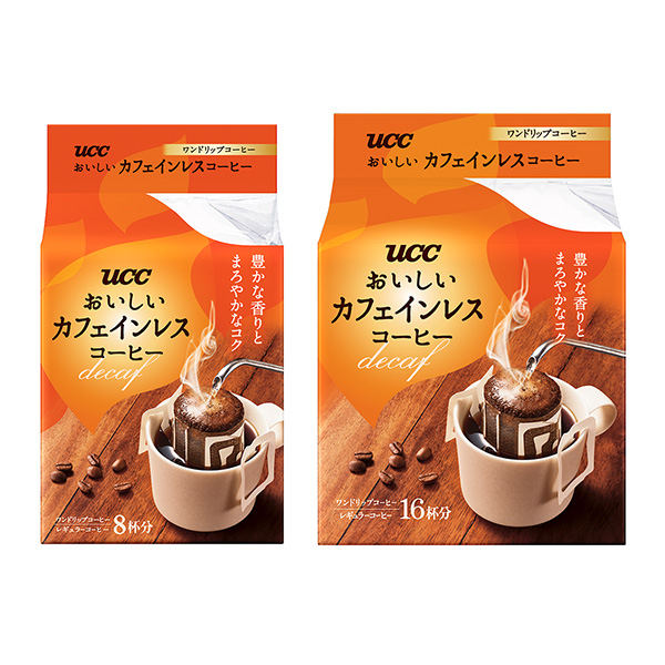 UCC美味的無咖啡因咖啡一滴咖啡包裝設(shè)計欣賞(圖1) UCC美味的無咖啡因咖啡一滴咖啡包裝設(shè)計欣賞(圖1)