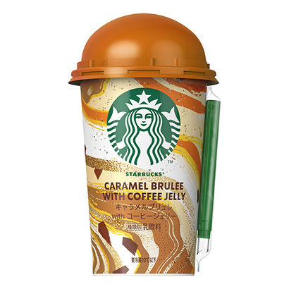 星巴克牛奶糖泡芙咖啡珠寶三得利食品國際公司乳相關(guān)飲料包裝設(shè)計(圖1)