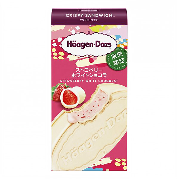 哈根達斯酥三明治草莓包裝設計欣賞(圖1)
