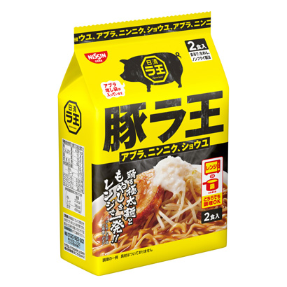 日清豬王阿布拉、大蒜、姜日清面類包裝設計(圖1)