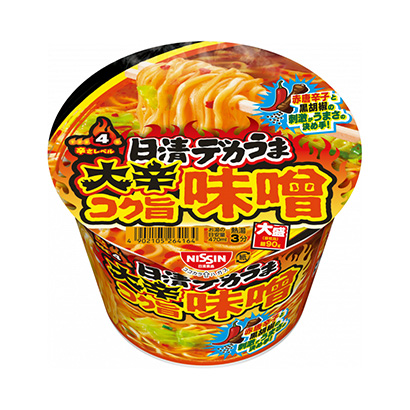 日清大咖美味大辛醇厚味增日清面類包裝設計(圖1)