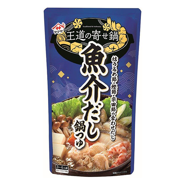 山崎王道的什錦火鍋魚(yú)介高湯山崎醬油食品飲料包裝設(shè)計(jì)(圖1)