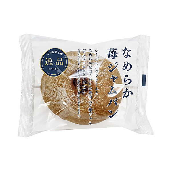 光滑的草莓果醬面包木村屋總總店食品飲料包裝設計(圖1)