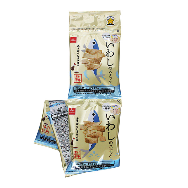 原材料市場沙丁魚點心紅豆醬油味零食公司食品飲料包裝設計(圖1)