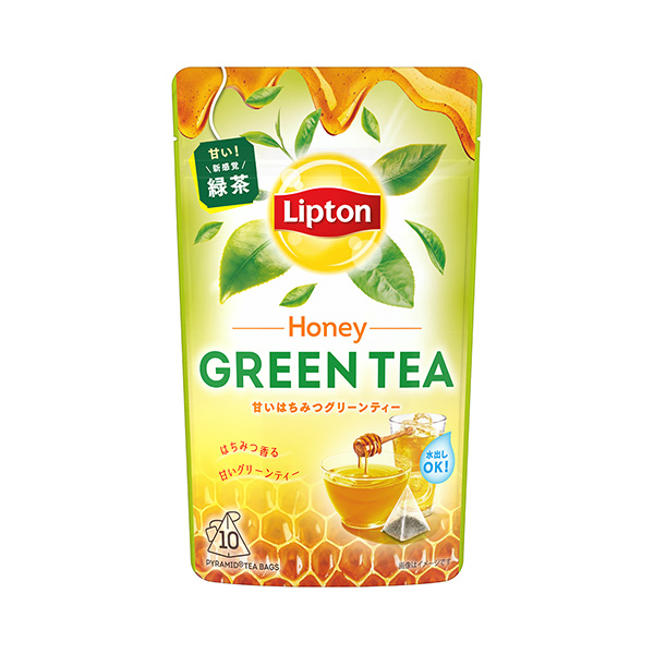 包裝設計欣賞利普頓綠茶＜蜜茶包＞ (利普頓茶和融合日本服務) (圖1)