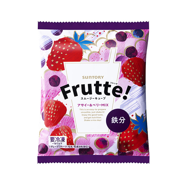 包裝設(shè)計(jì)欣賞Frutte！ ＜ assie & burry mix ＞ (三得利食品國(guó)際) (圖1)