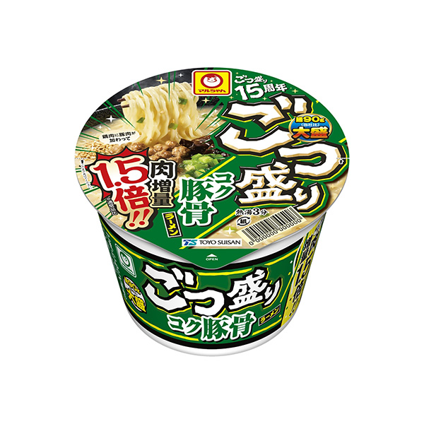 包裝設計欣賞麻辣燙＜醇厚豬骨拉面肉增量1.5倍＞ (東洋水產(chǎn)) (圖1)